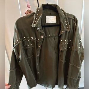 Zara studded jacket
